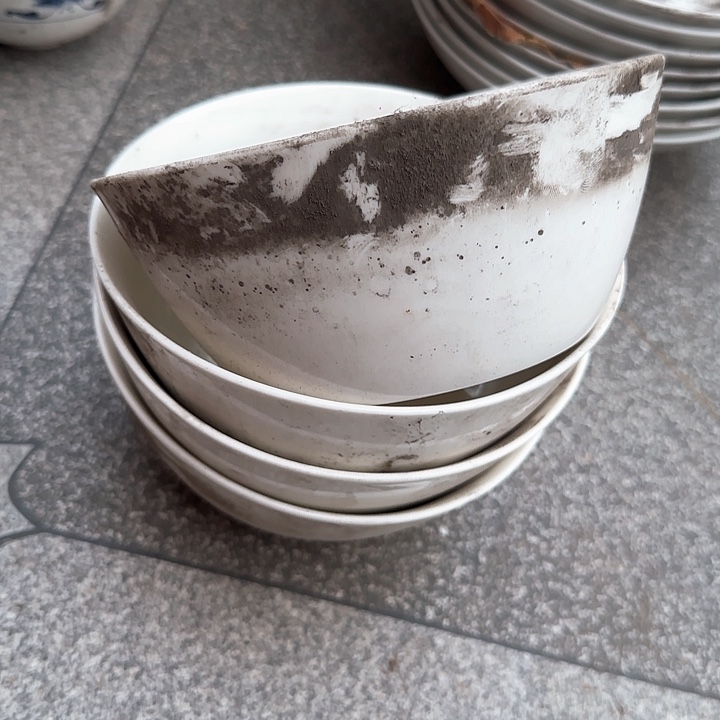 瓷片陶瓷盘子碗啥都有口径16公分