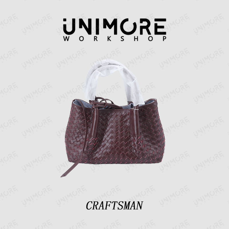 【造物至定制】头层牛皮 BV编织托特包-UNIMOREWORK SHOP