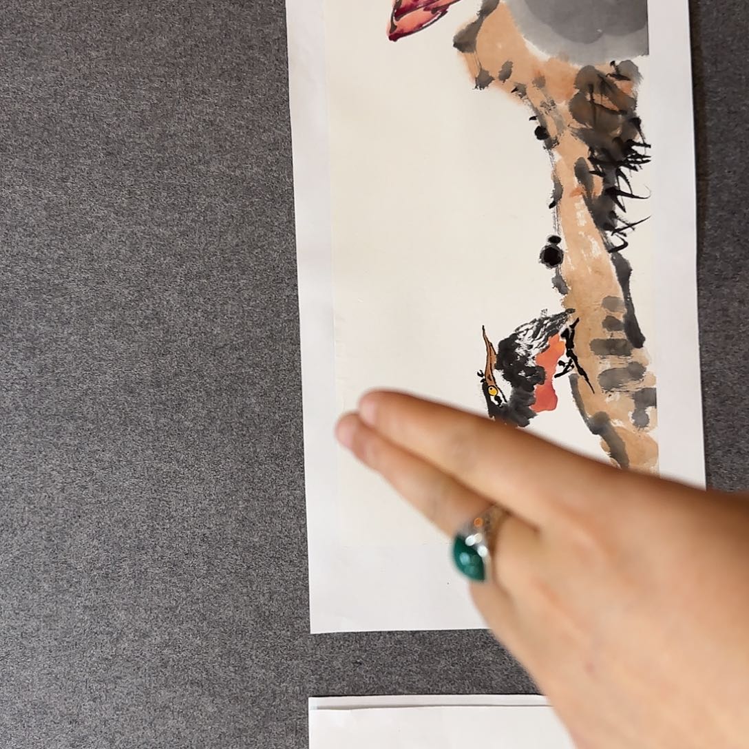 国画“****”大雷老师手绘作品