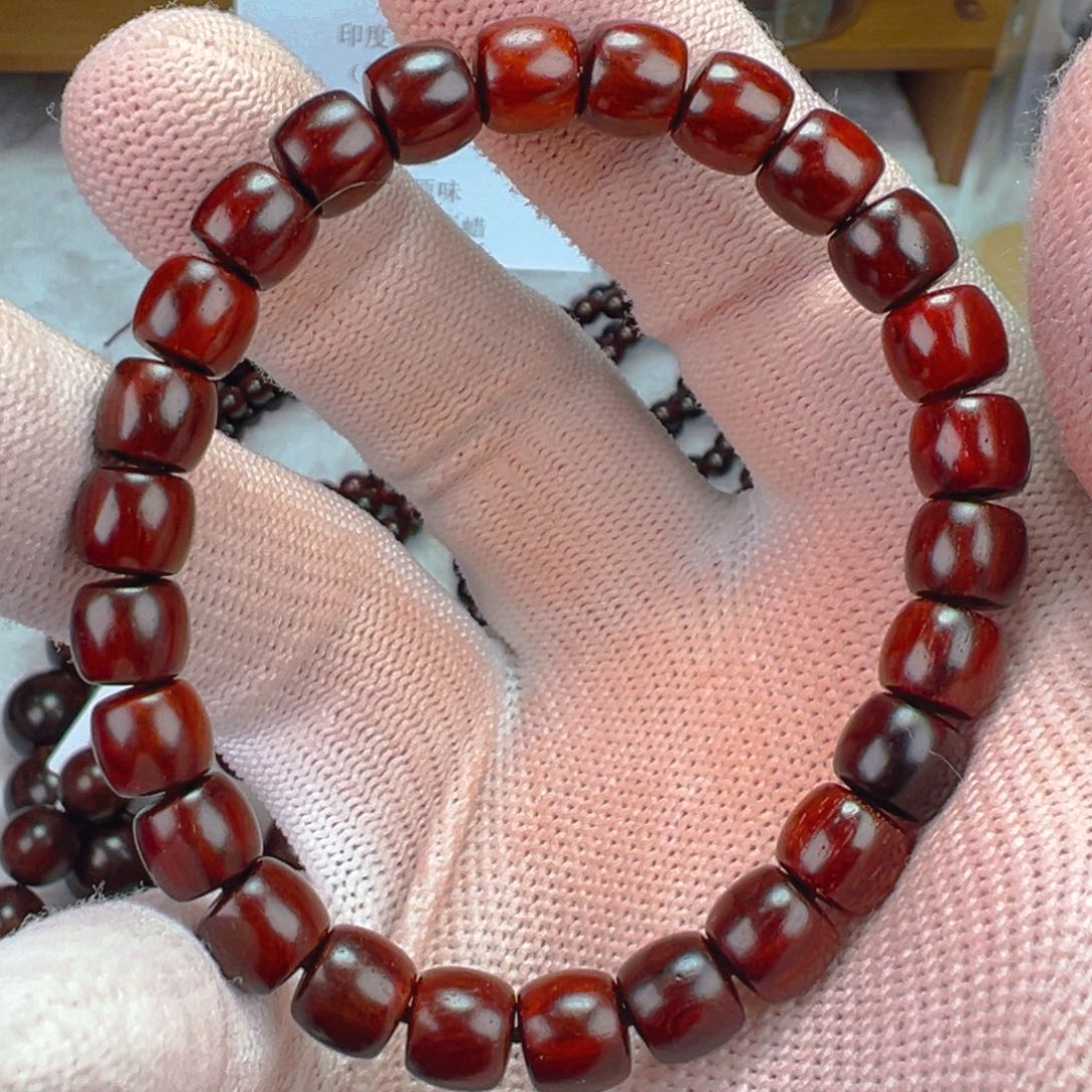 小叶紫檀手串/手链78直切