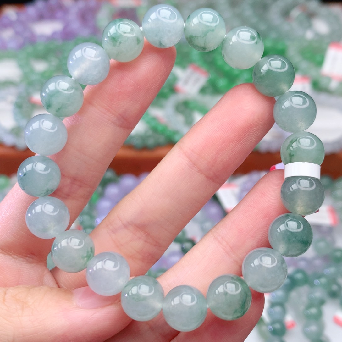 翡翠手链未镶嵌翡翠9.5mm