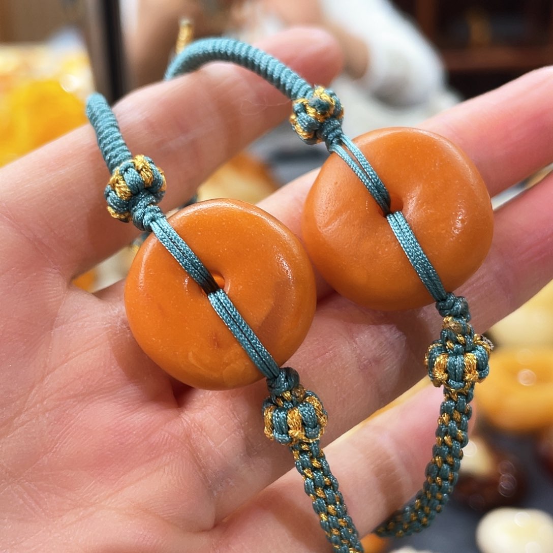 琥珀手链未镶嵌蜜蜡手链多样发其一