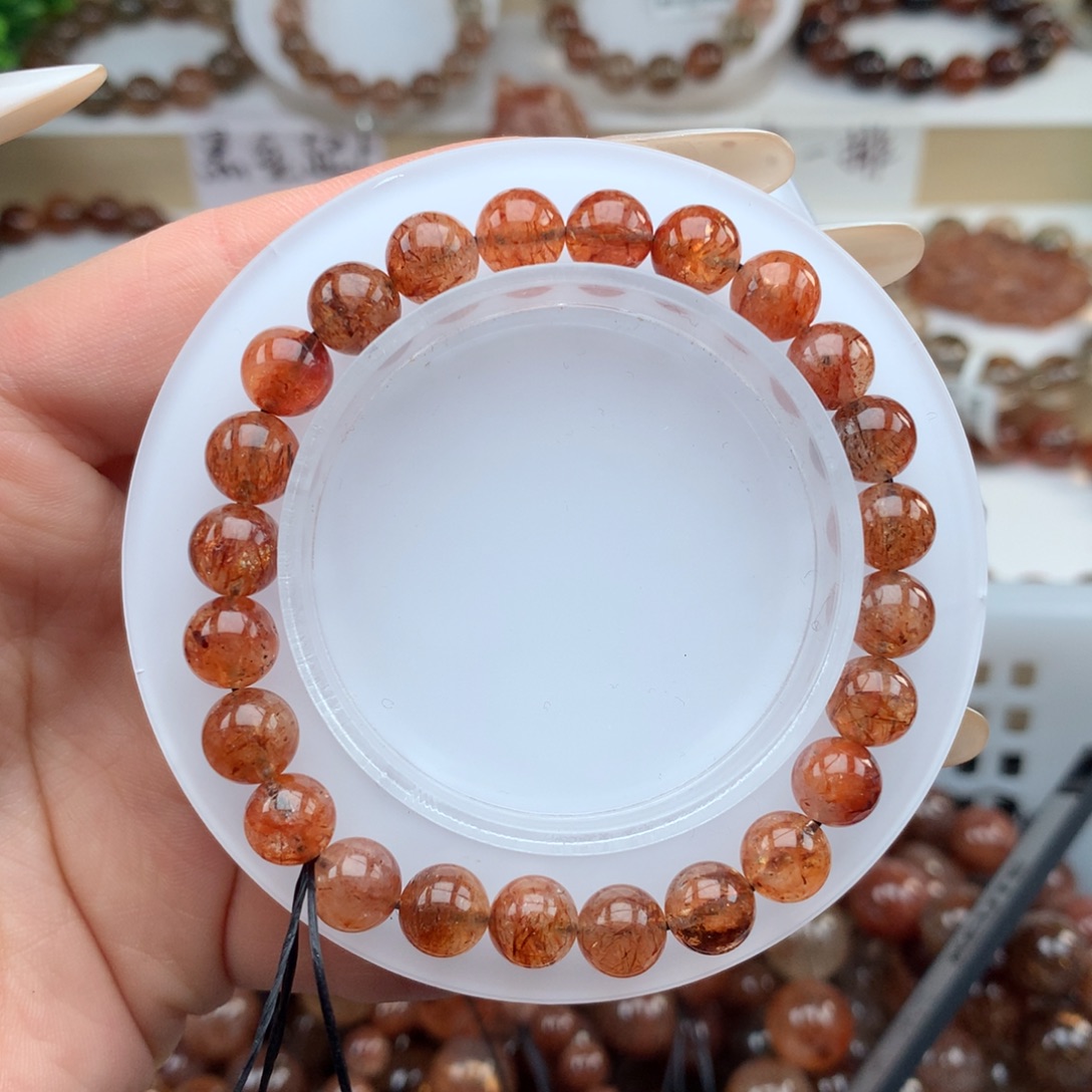 手串未镶嵌水晶黑金超七多样性发其一