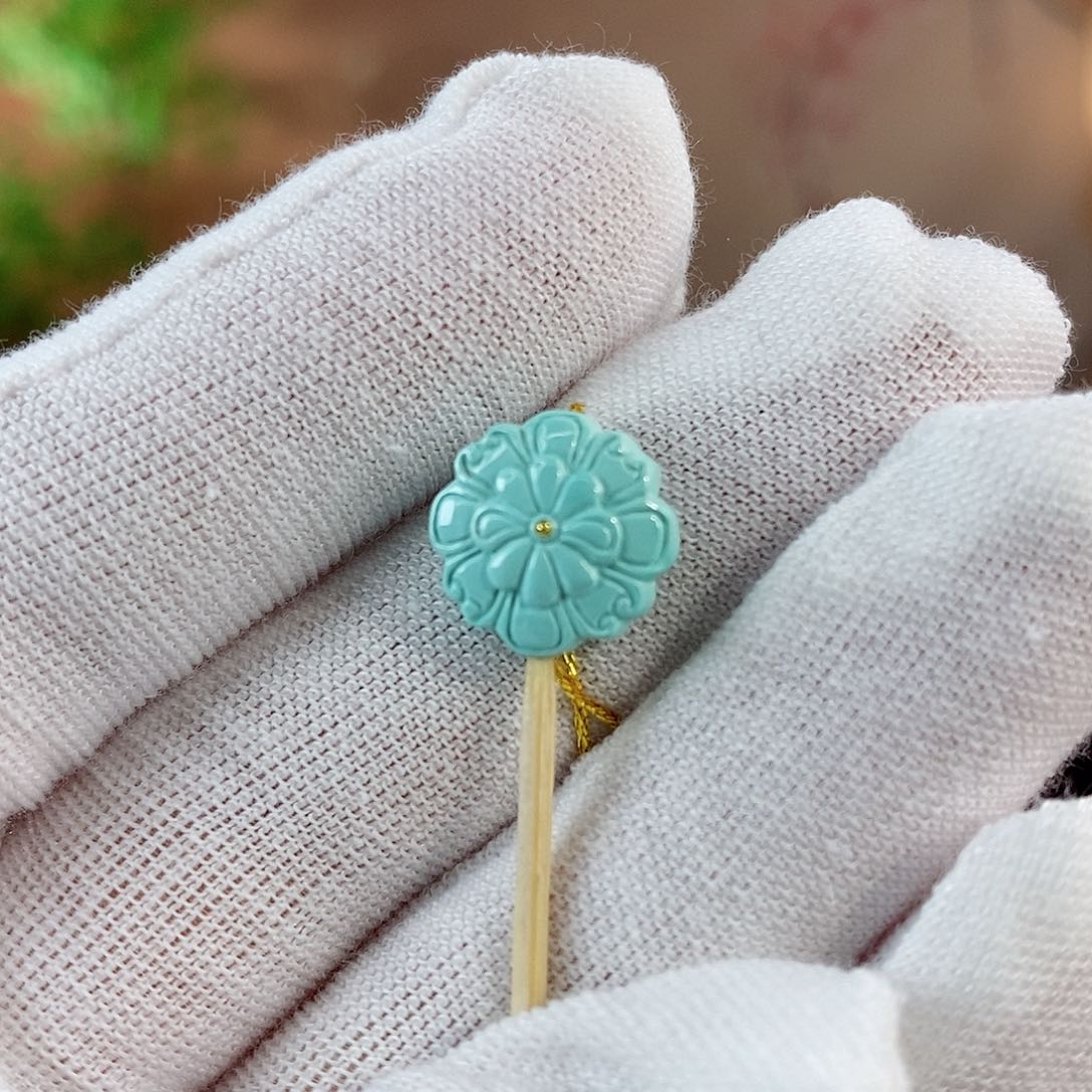 绿松石珠宝奇石未镶嵌