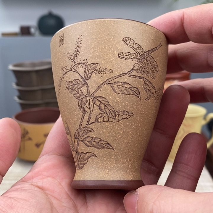 紫砂茶杯宜兴紫砂主人杯