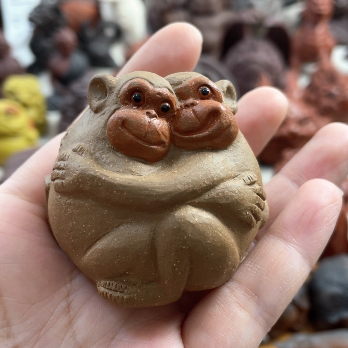 【闪购商品】紫砂茶宠紫砂猴子