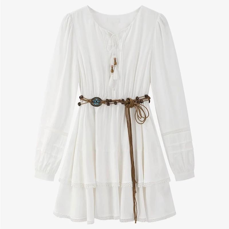 【运费补贴】小众温柔风连衣裙女2025年春季新款小个子气质中长裙子