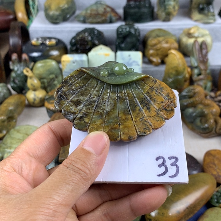 岫岩河磨玉（透闪石质玉）未镶嵌珠宝奇石