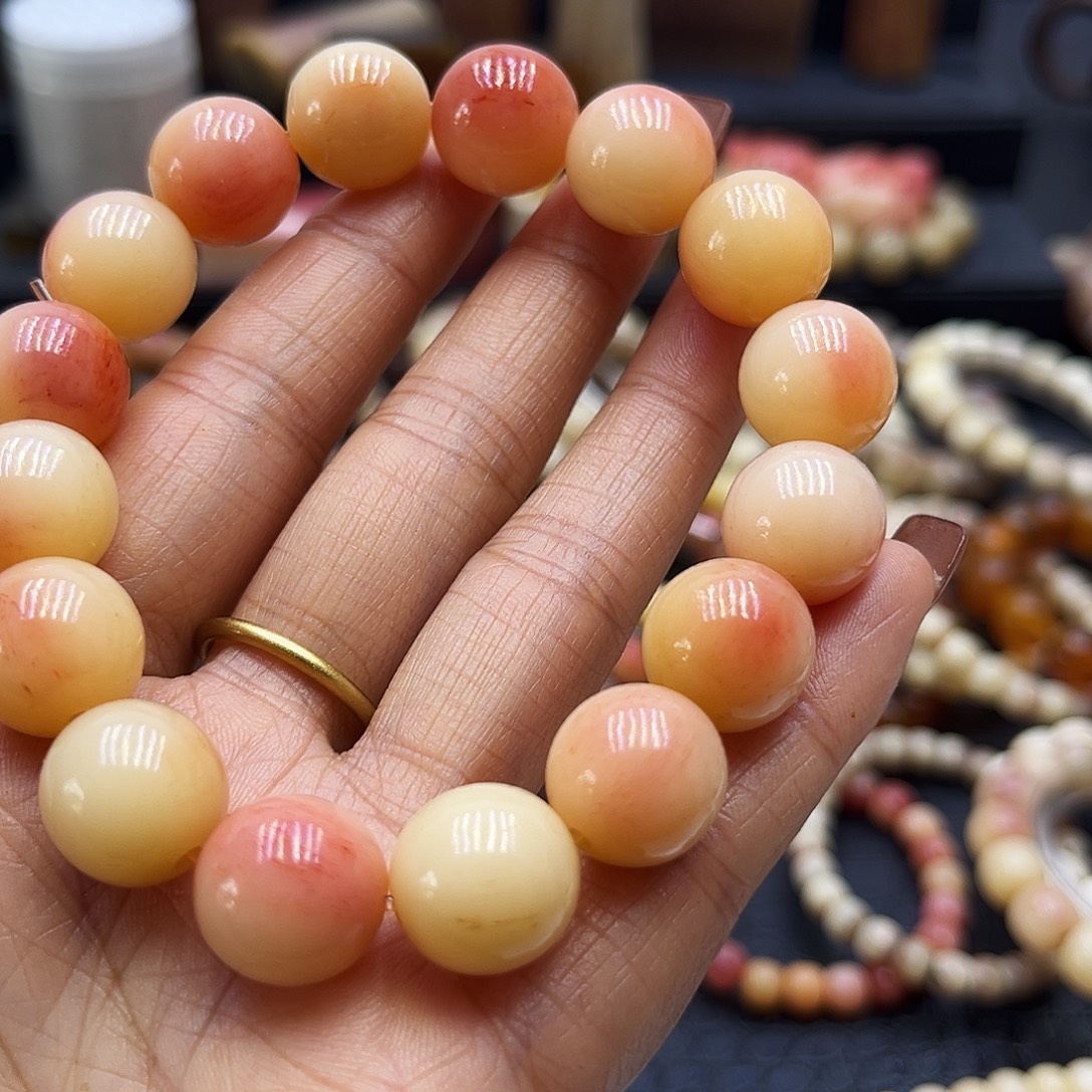 艺***韵驼骨手串/手链14圆珠