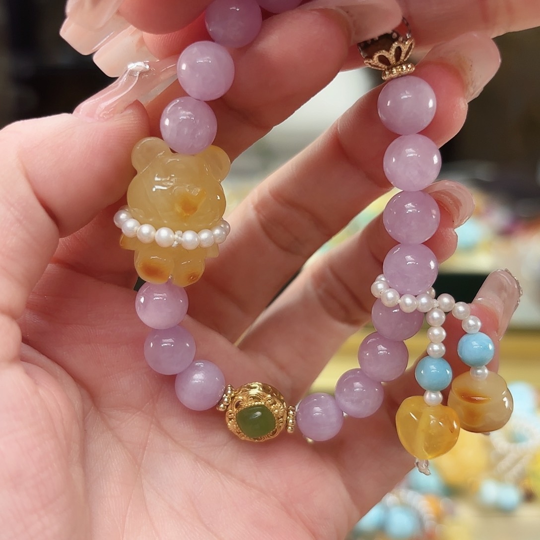 琥珀未镶嵌戒指琥珀