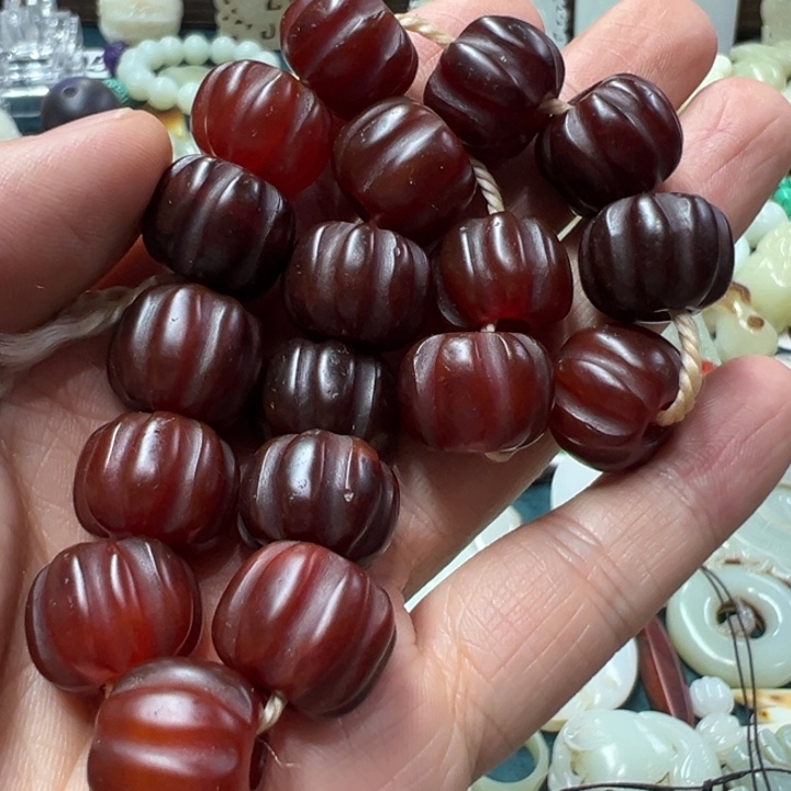 玛瑙/玉髓颈饰合金