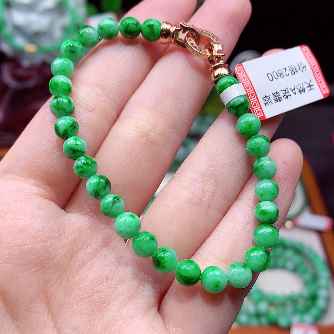 翡翠未镶嵌手链翡翠