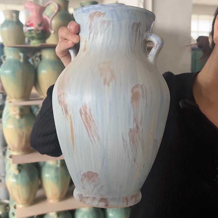 陶摆件景德镇陶瓷陶瓷花瓶工厂