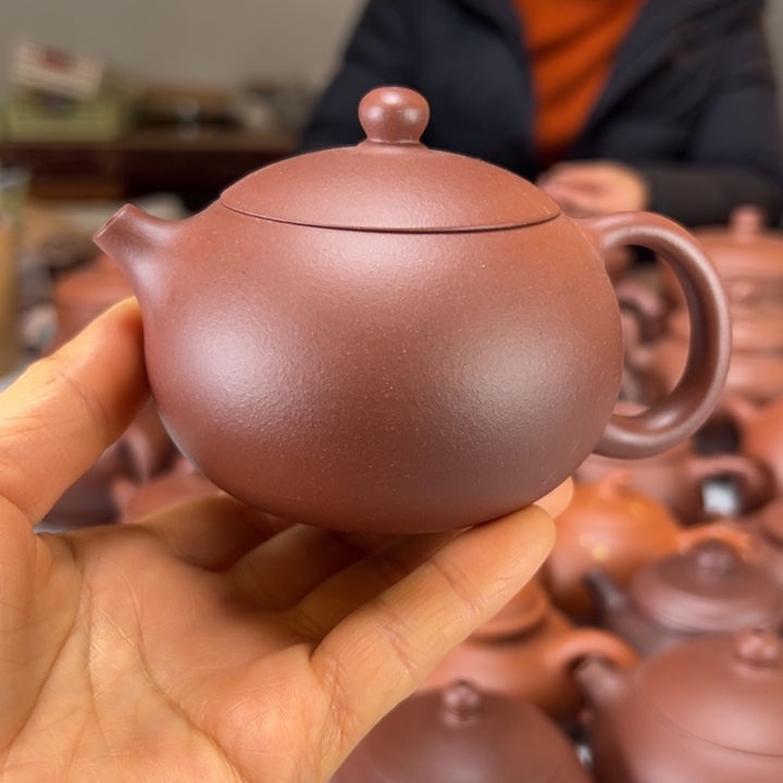 柒***壹紫泥茶壶半手工西施200毫升福利