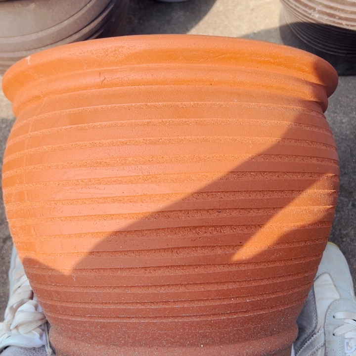 紫砂花盆高约27口约31