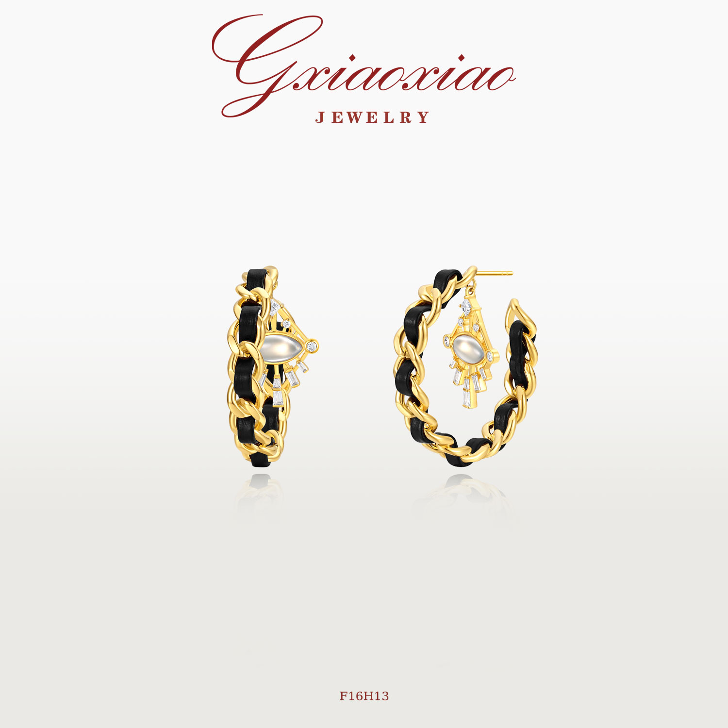 G XIAOXIAO 【天使之眼】法式高级感气质耳环 F16H13