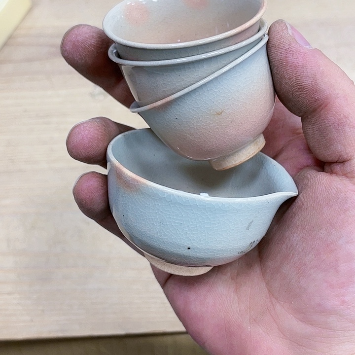 瓷片瓷制作工艺品摆件