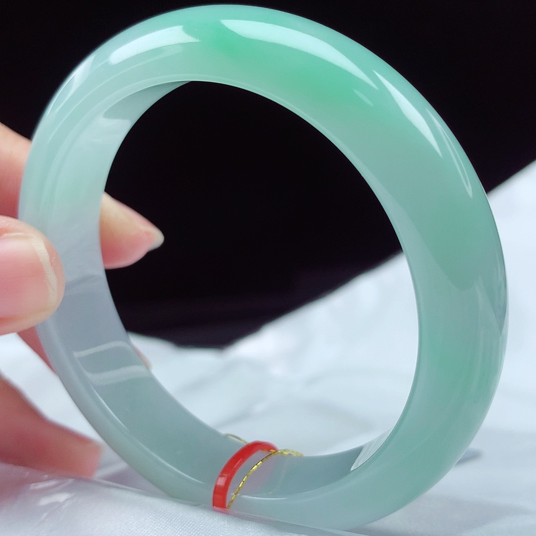 未镶嵌手镯翡翠52圈4738