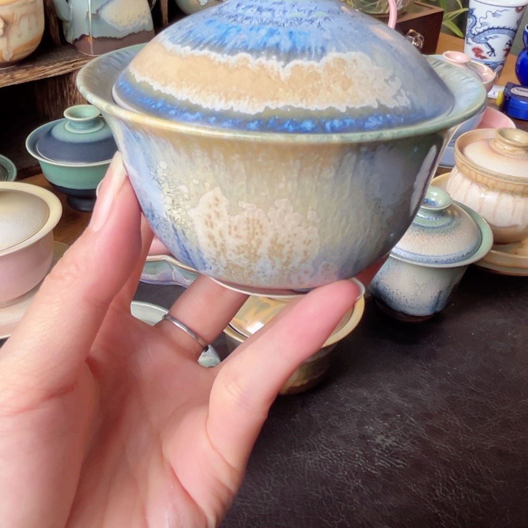 杯青現纯手工柴烧茶器