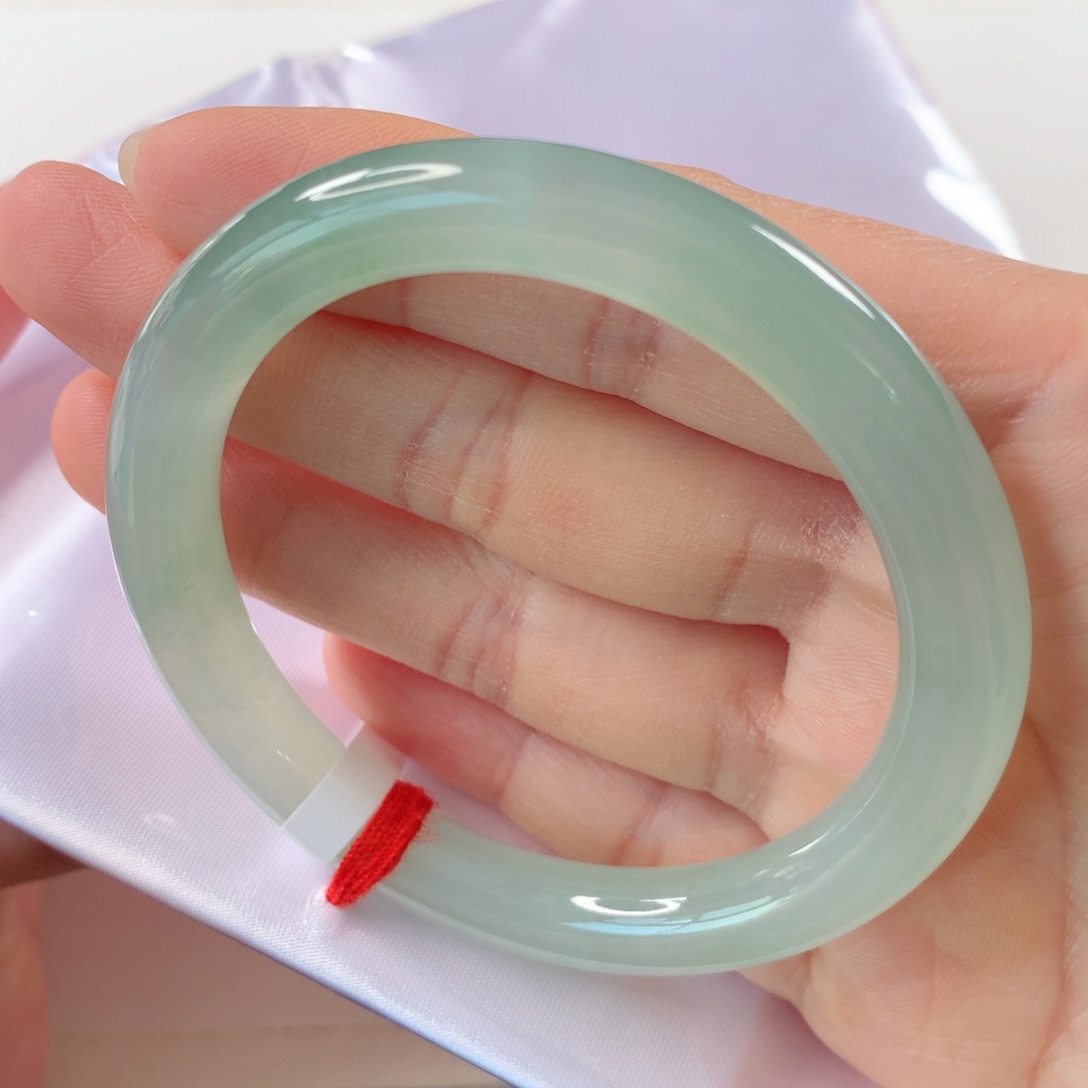 未镶嵌手镯翡翠 圆条251冰葡萄肉⭐⭐⭐⭐⭐强烈推荐