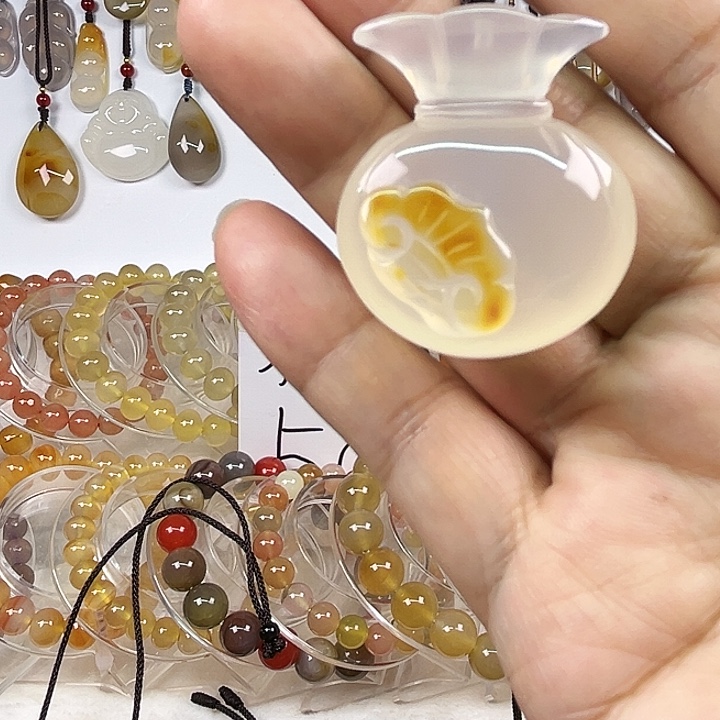 玛瑙/玉髓合金手链