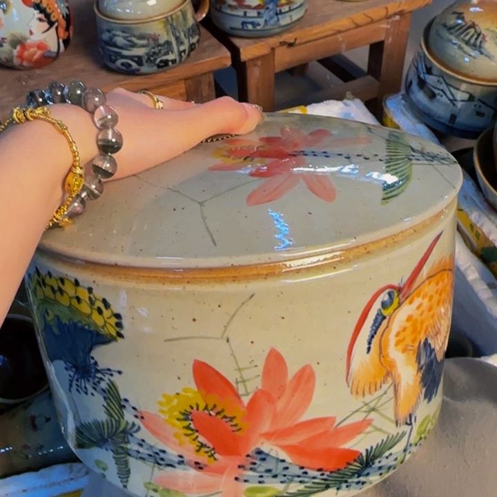 瓷片景德镇陶瓷手工手绘