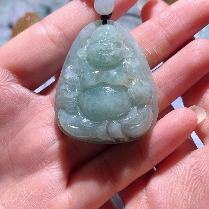 翡翠未镶嵌颈饰天然