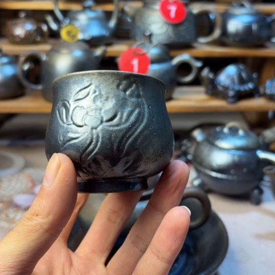 壶庄诚柴烧坭兴陶壶