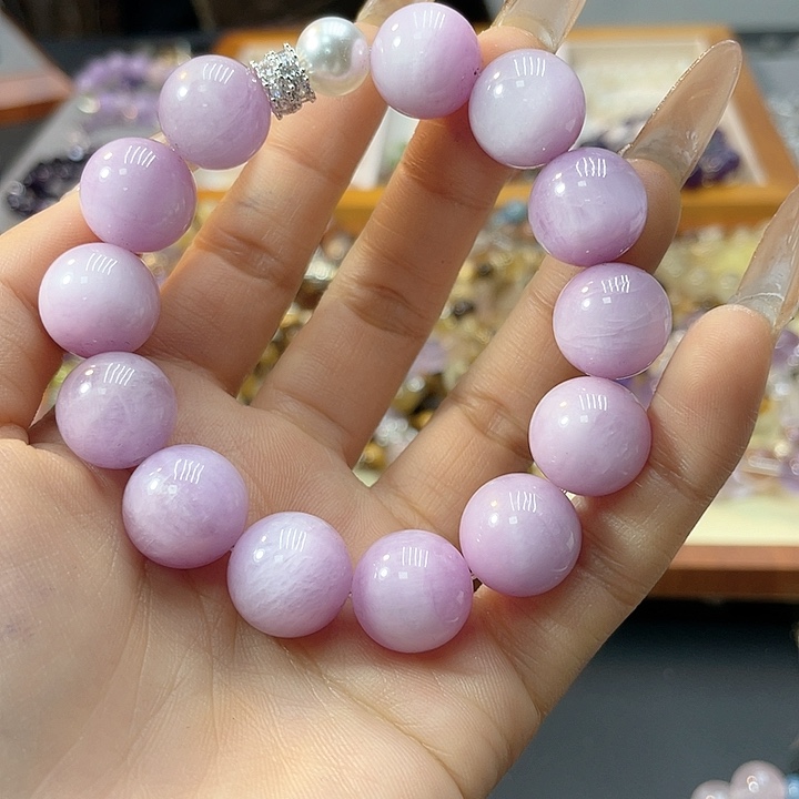 烟晶手链银S925镶嵌14.5zi li hui