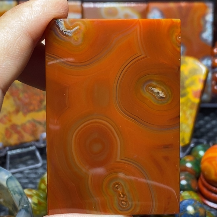 夜***声玛瑙/玉髓未镶嵌颈饰