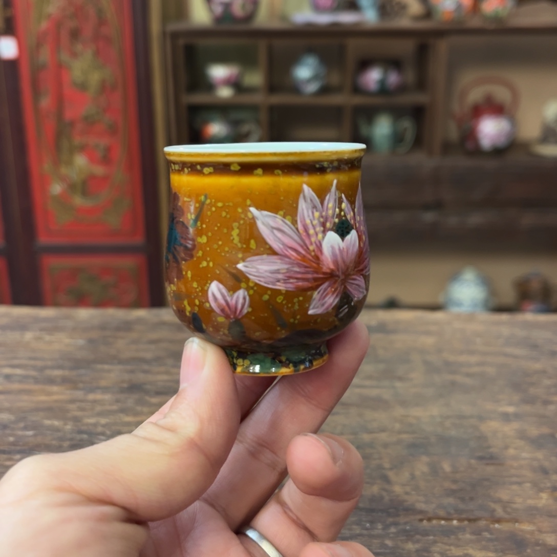 柴烧手工手绘陶瓷