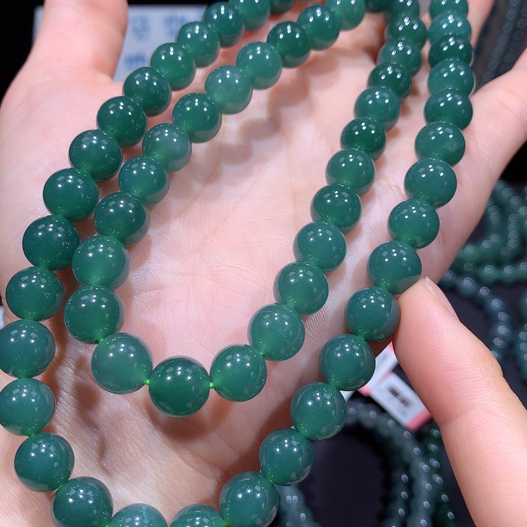 未镶嵌手串翡翠正品天然A货翡翠项链