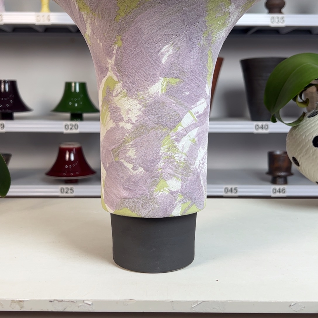 萌****景德镇手工花盆有孔