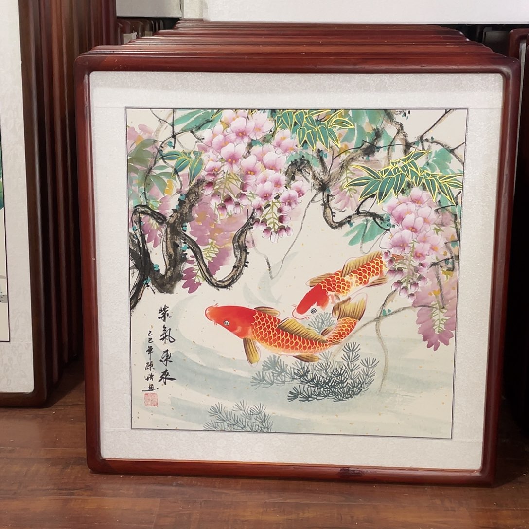 国画带框尺寸63*63厘米