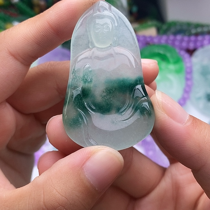 翡翠未镶嵌颈饰所见即所得 270