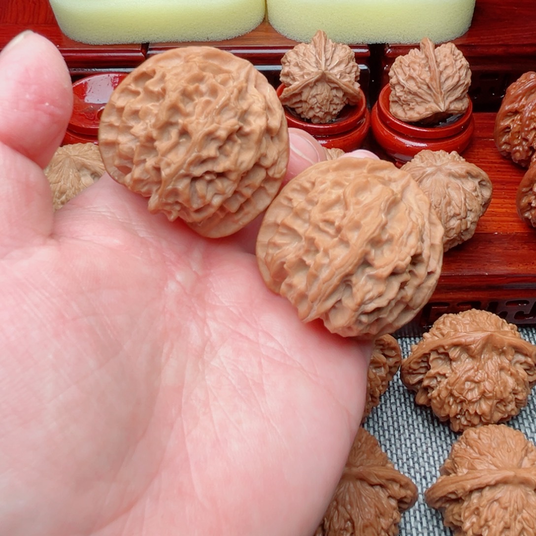 文玩核桃吊坠苹果园43尺全品