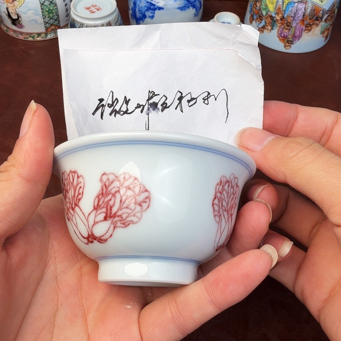 陶现代景德镇全手工全手绘陶瓷微瑕