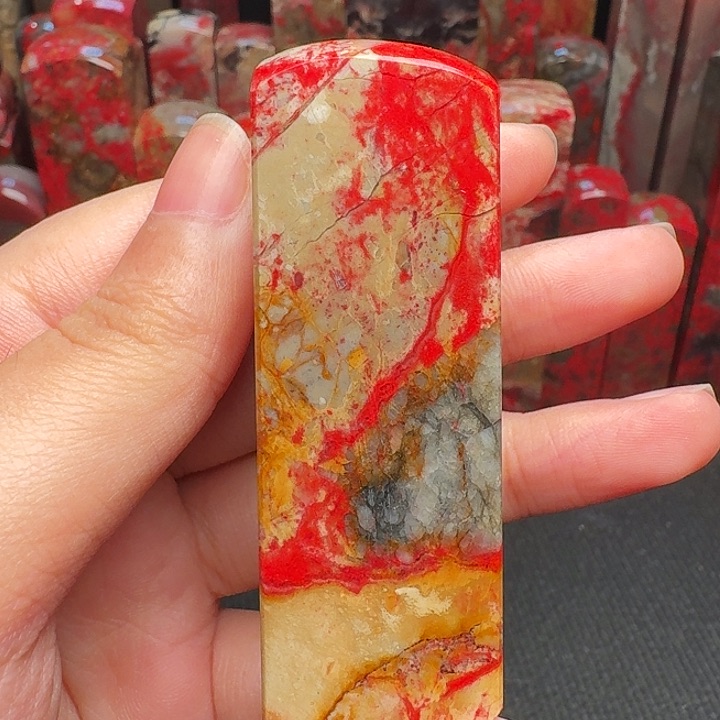 昌化石印石精品昌化鸡血石