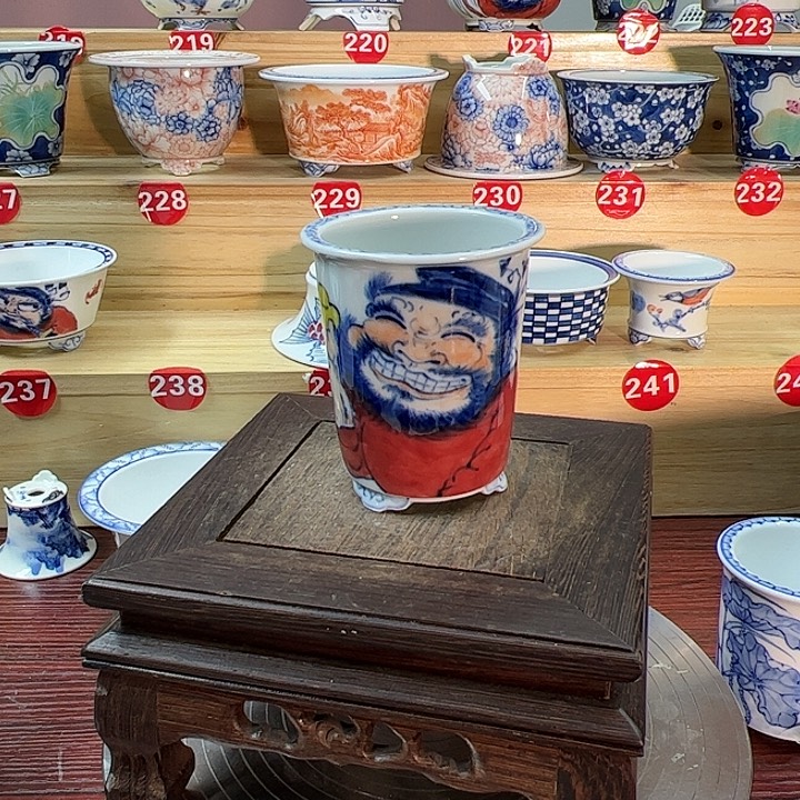 手绘陶瓷手工内口5.3高7.3