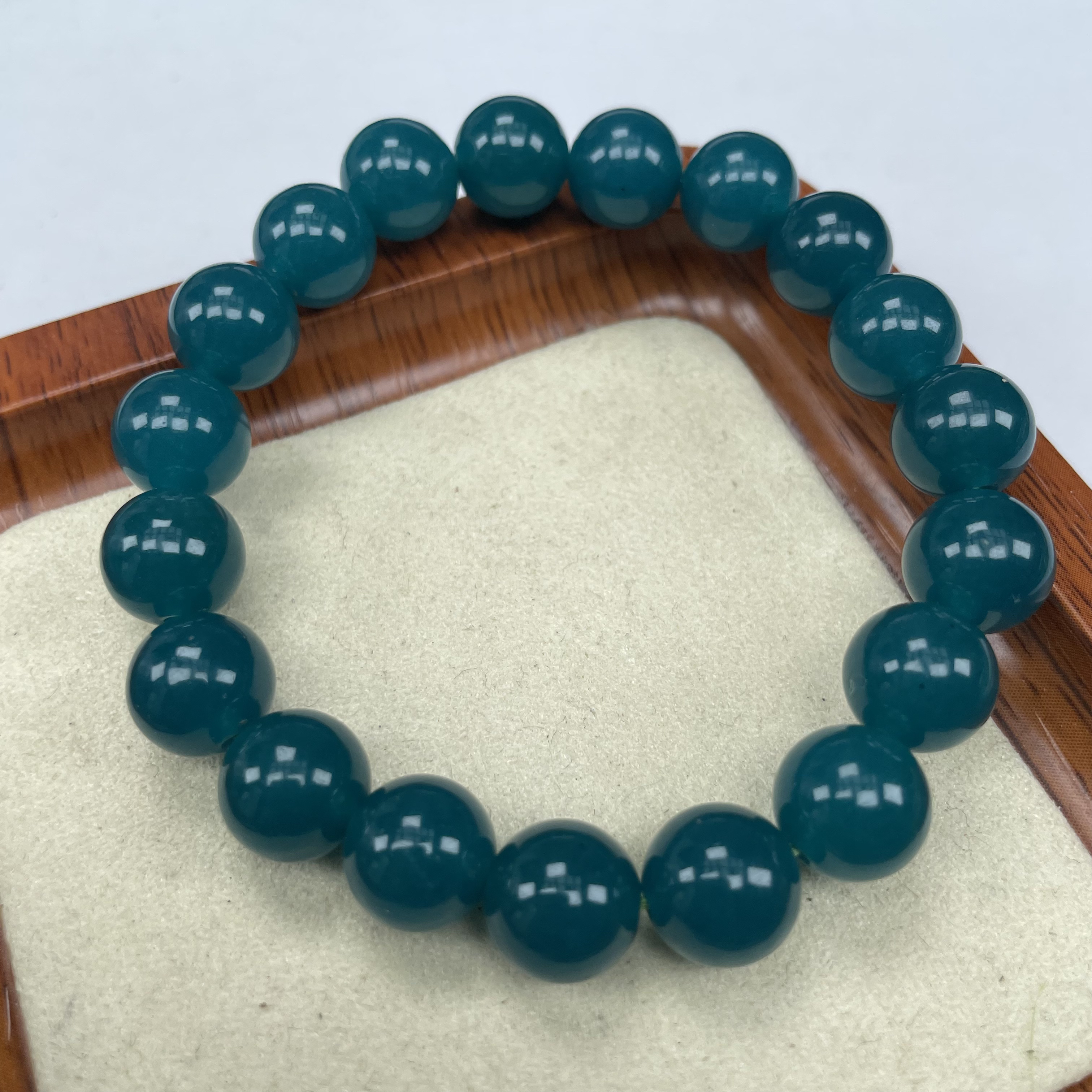 A799墨绿蓝水10mm手链百搭女款多样发货其一