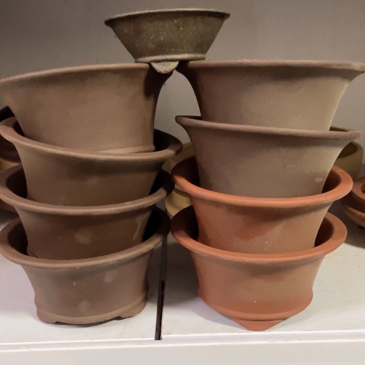 紫砂花盆紫砂口15高8