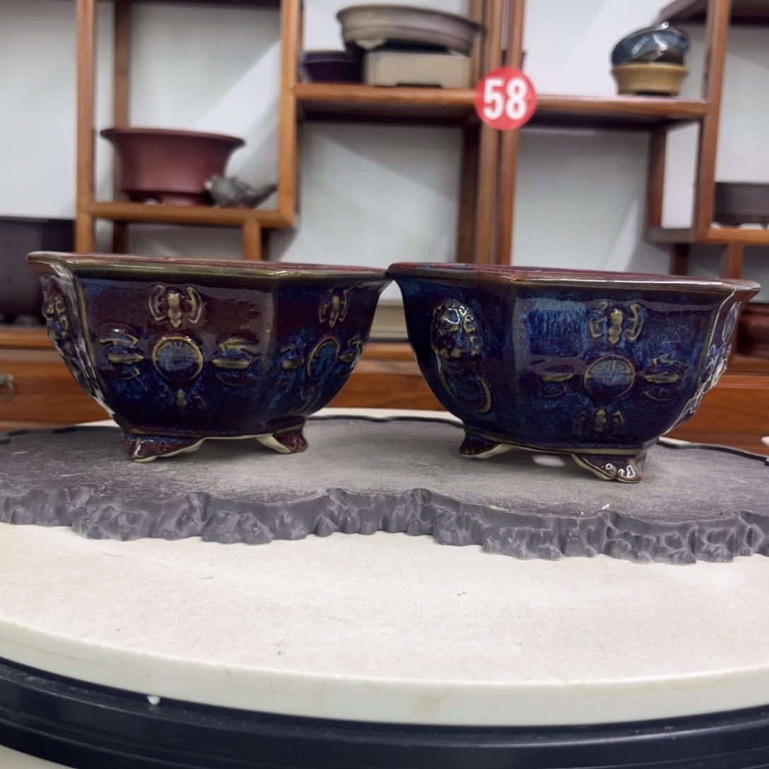 紫砂花盆瑕疵8-15-2。。。。