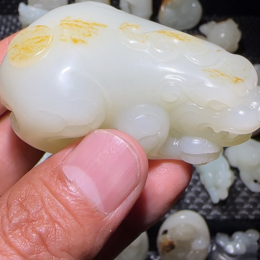 和田玉挂件未镶嵌一****离