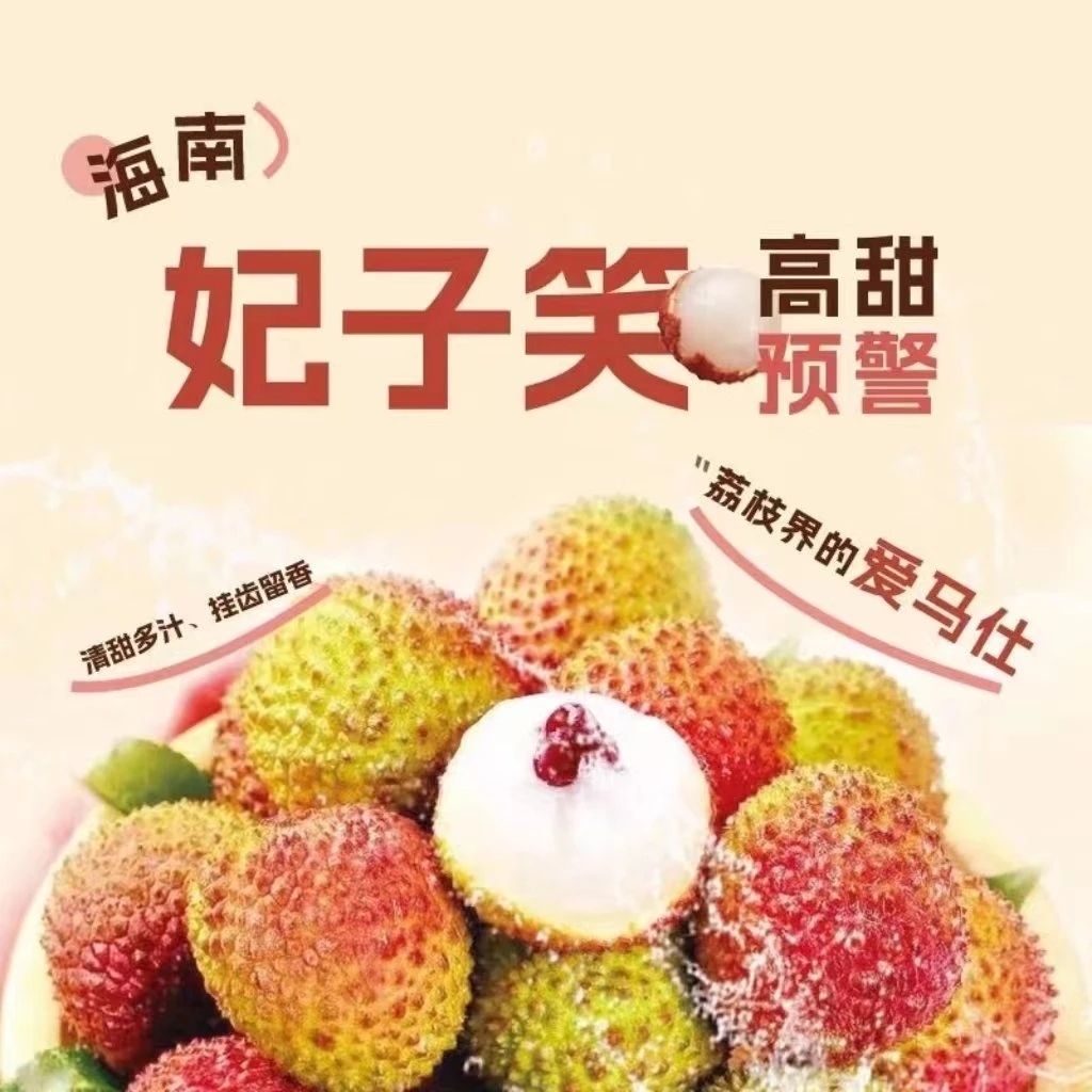 海南妃子笑荔枝新鲜采摘当季时令水果斤荔枝同城送荔枝同城送