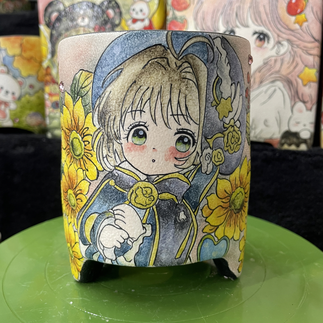 百变向日葵手作花器