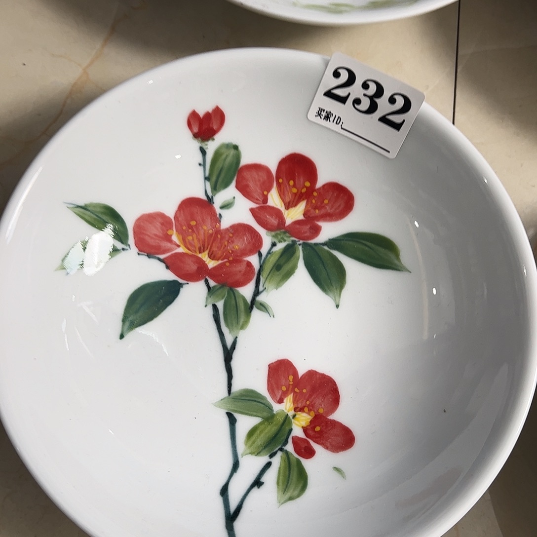 瓷片景德镇陶瓷手工手绘制作