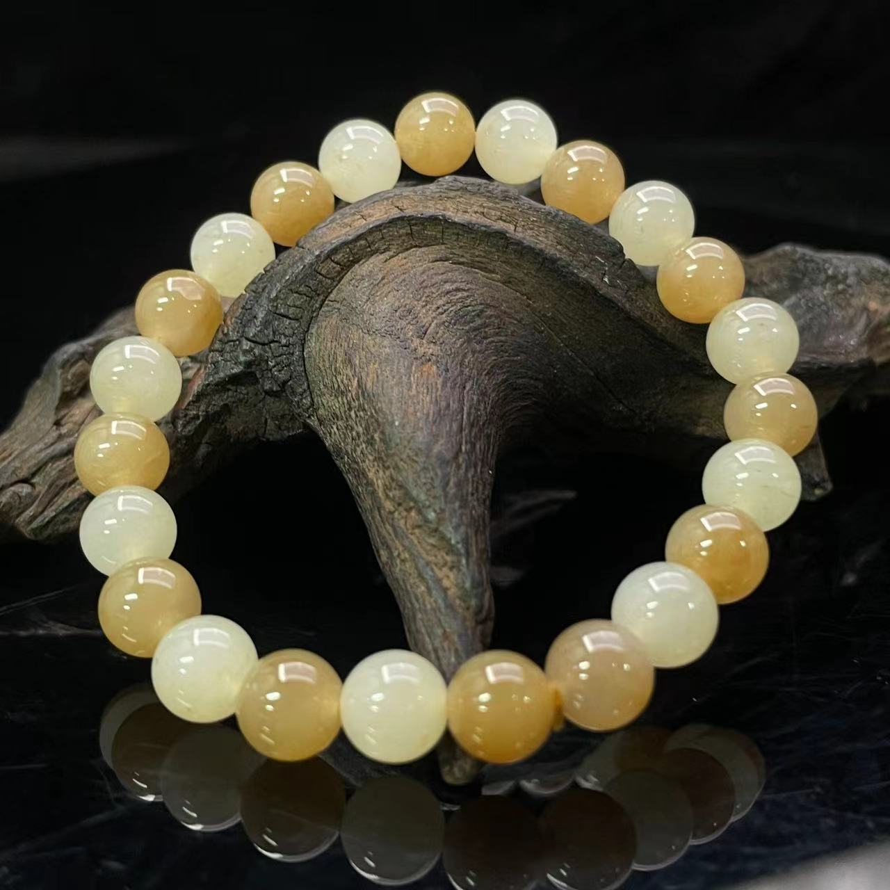 A171 和田玉手串 YJ423002