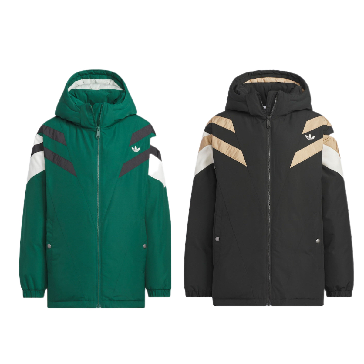 adidas/阿迪达斯25年新款羽绒服三叶草时尚加厚保暖KC5390 KD4062