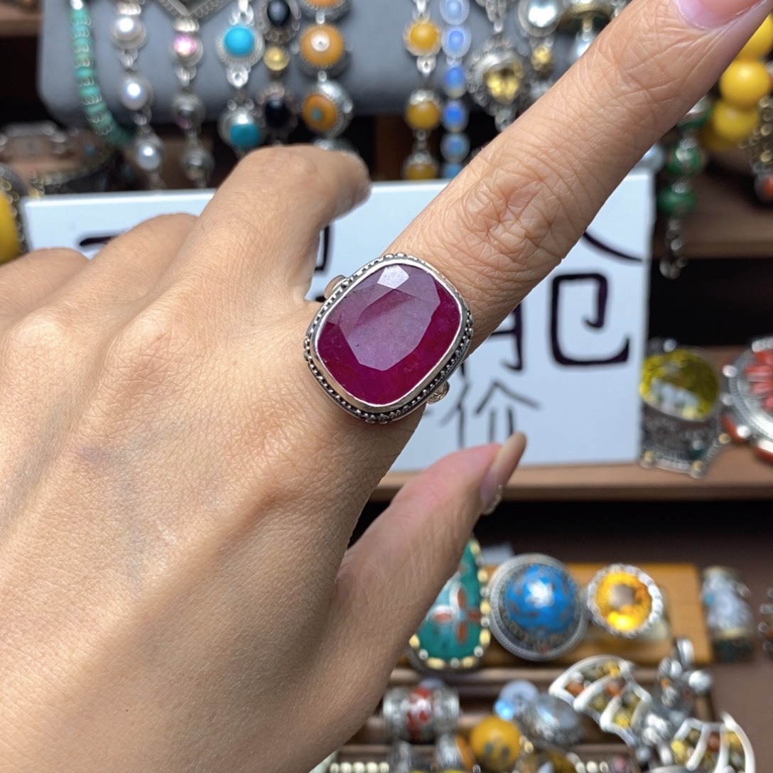 小***坨925银无925银戒指