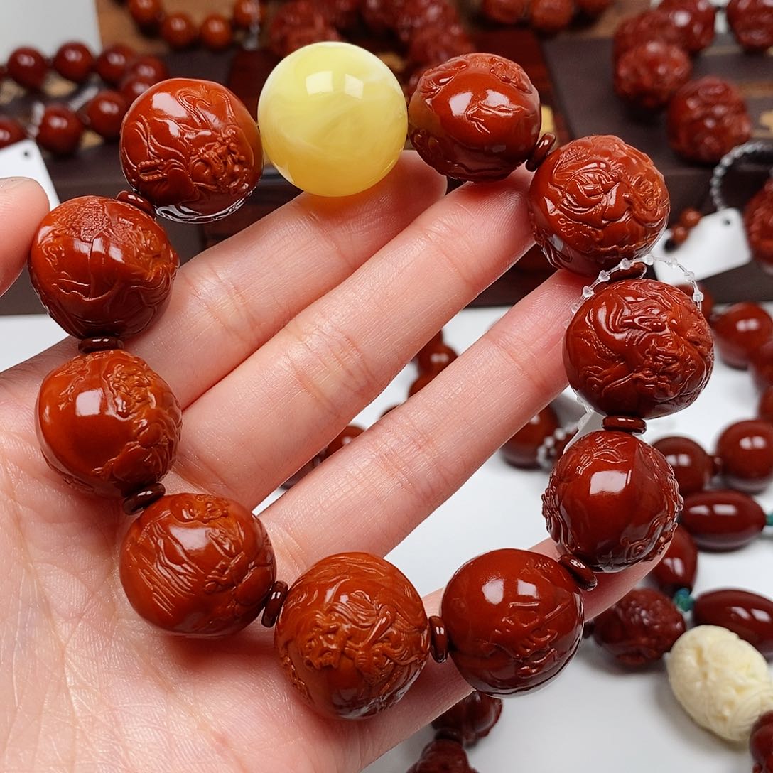 橄榄核吊坠禅*师十八罗汉。。。